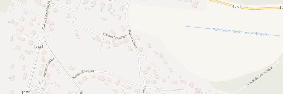 Plan du 239 Rue de Cabiro à Liposthey