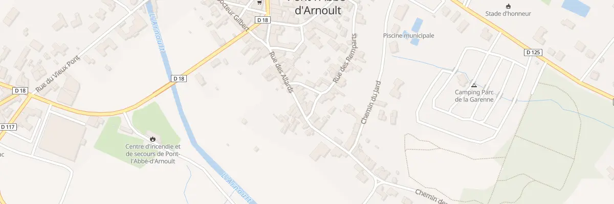 Plan du 23 Rue des Allards à Pont-l’Abbé-d’Arnoult