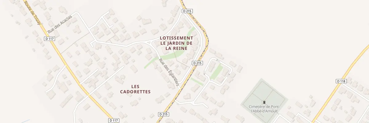 Plan du 16 Rue des Aubépines à Sainte-Radegonde