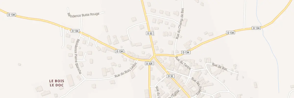 Plan du 1 Rue St Patrice - Le Teilleul au Teilleul