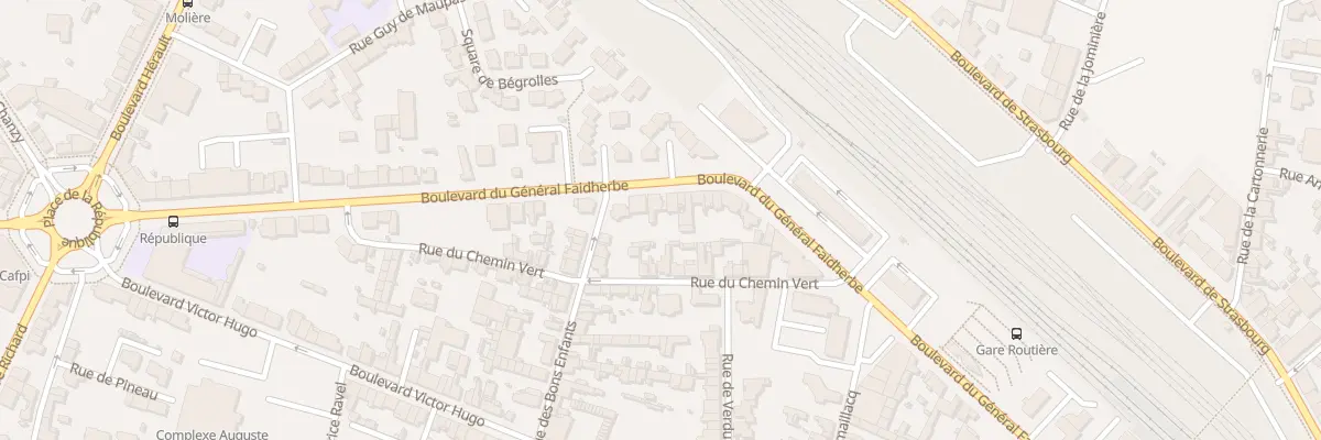 Plan du 63 Bd du Gen Faidherbe à Cholet