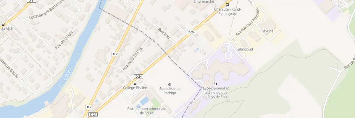 Plan du 421 Av Eüskal Herria à Chéraute