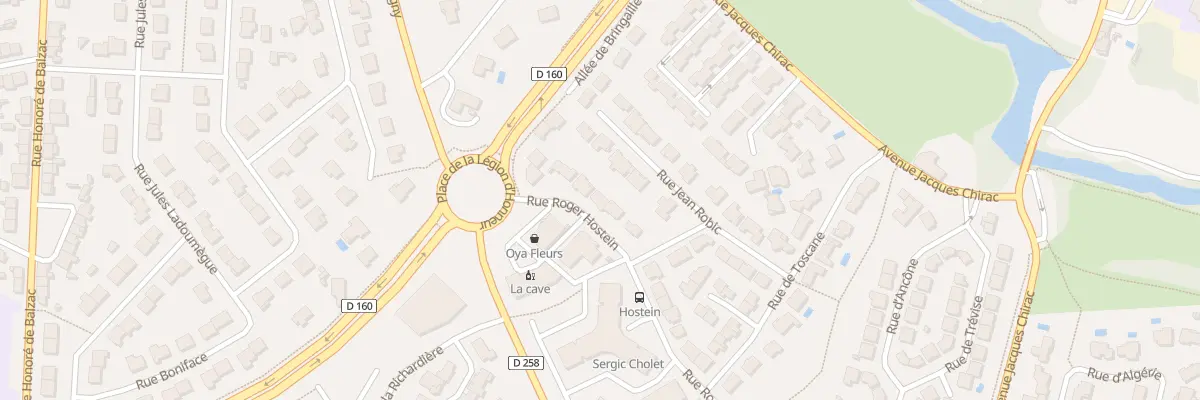 Plan du 9 Rue Roger Hostein à Cholet