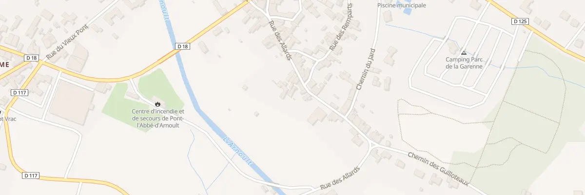 Plan du 30 Rue des Allards à Pont-l’Abbé-d’Arnoult