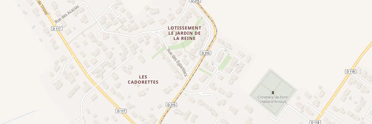 Plan du 2 Rue des Eglantiers à Sainte-Radegonde
