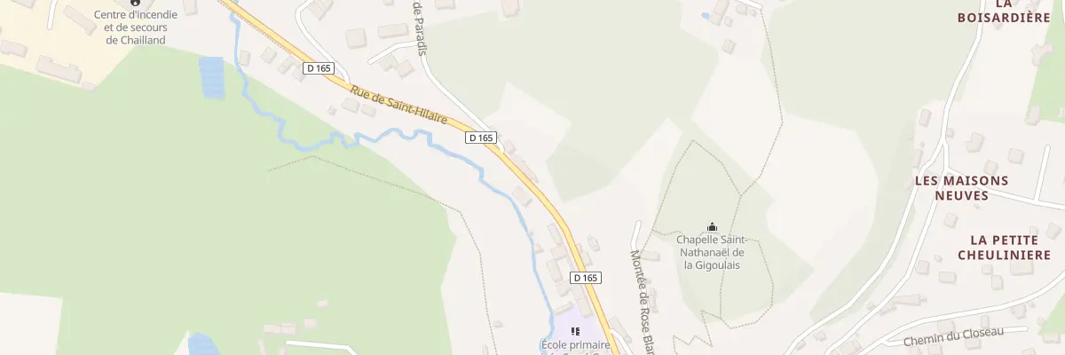 Plan du 20 Rue de Saint Hilaire à Chailland