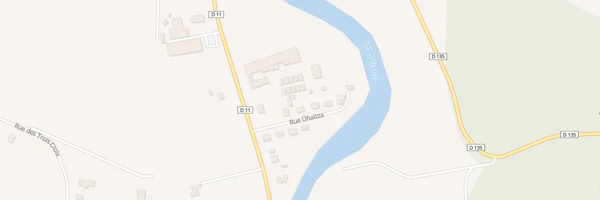 Plan du 93 Rue Ühaitza à Espès-Undurein