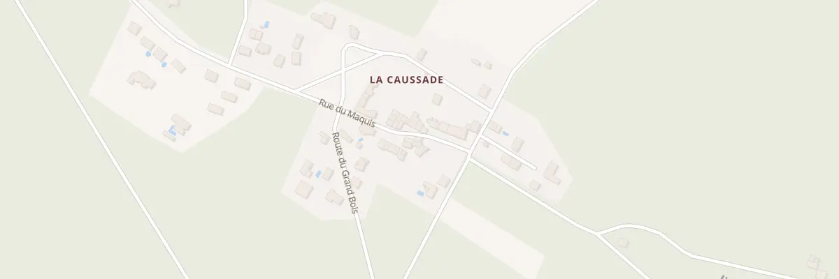 Plan du 219 La Caussade à Vertheuil