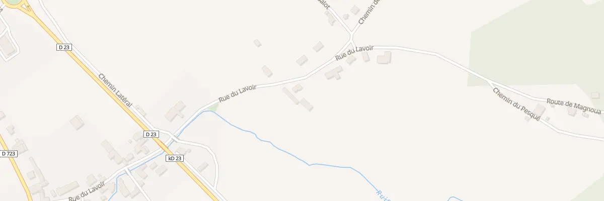 Plan du 16 Rue du Lavoir à Rivehaute