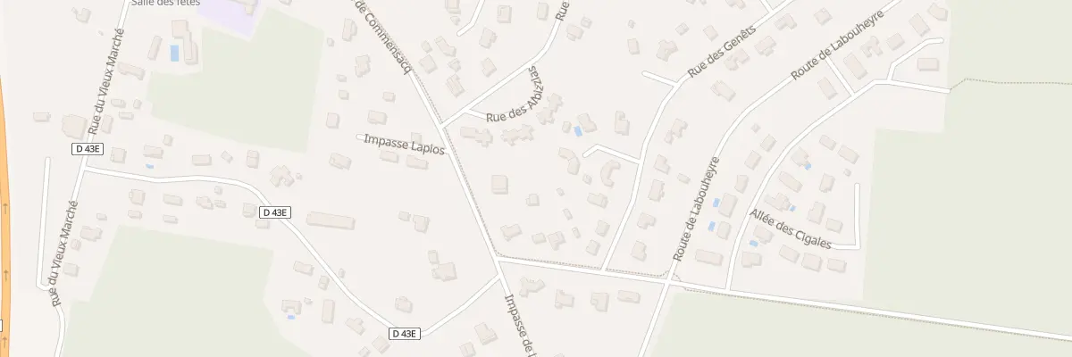 Plan du 477 Rte de Commensacq à Liposthey