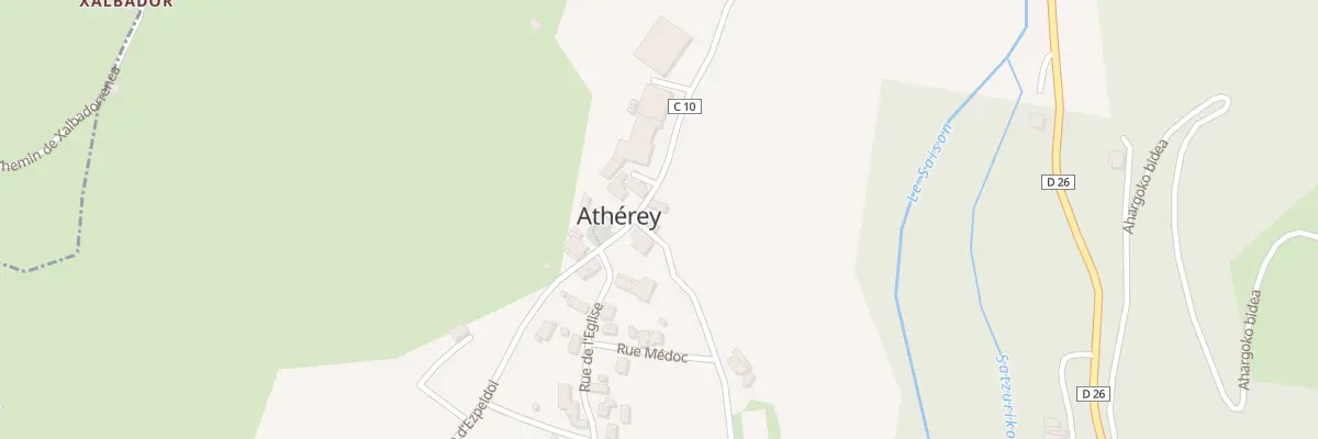 Plan du 5 Athereiko bidea à Licq-Athérey
