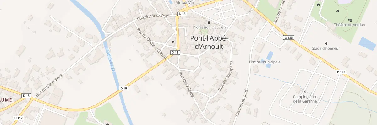 Plan du 3 Rue des Allards à Pont-l’Abbé-d’Arnoult