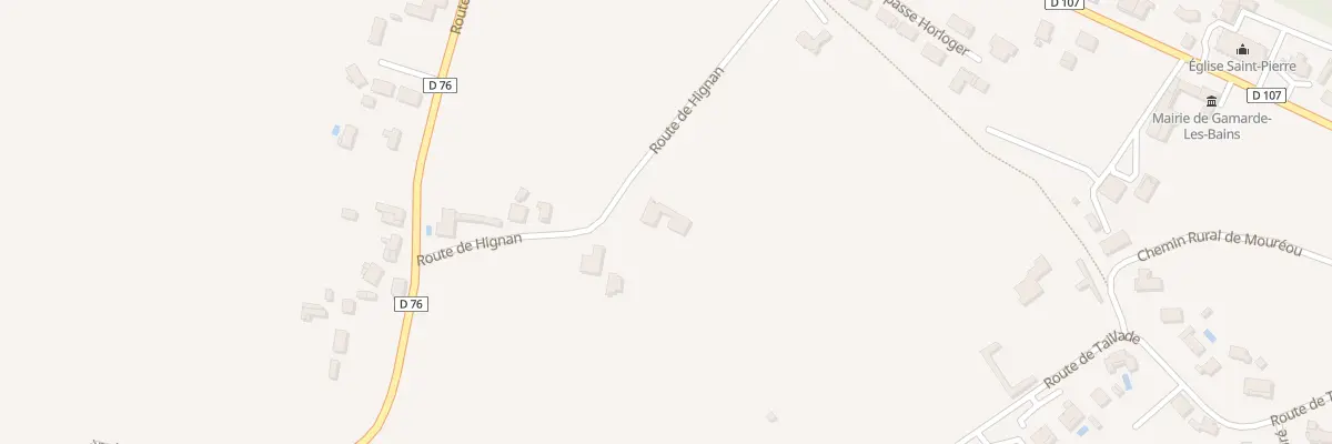 Plan du 341 Rte de Hignan à Gamarde-les-Bains