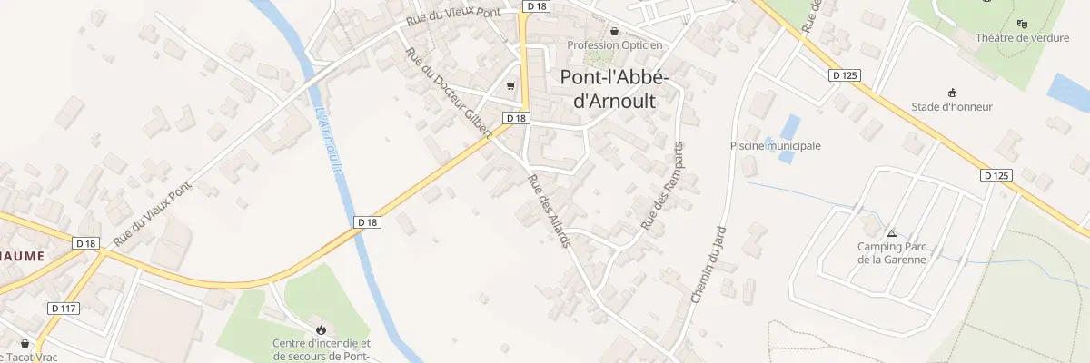 Plan du 7 Rue des Allards à Pont-l’Abbé-d’Arnoult