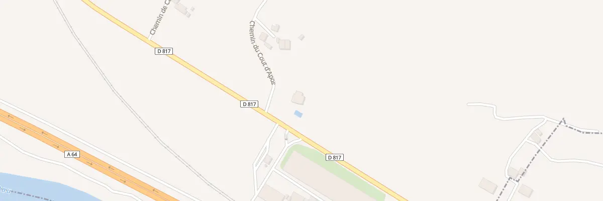 Plan du 6 Che du Cout d’Apos à Ramous