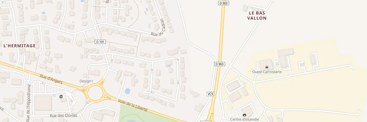 Plan du 11 Rue de l’Horloge à Val d’Erdre-Auxence