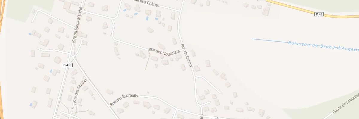 Plan du 230 Rue des Noisetiers à Liposthey