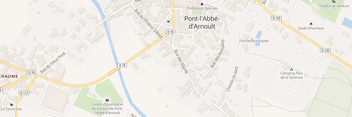 Plan du 12 Rue des Allards à Pont-l’Abbé-d’Arnoult