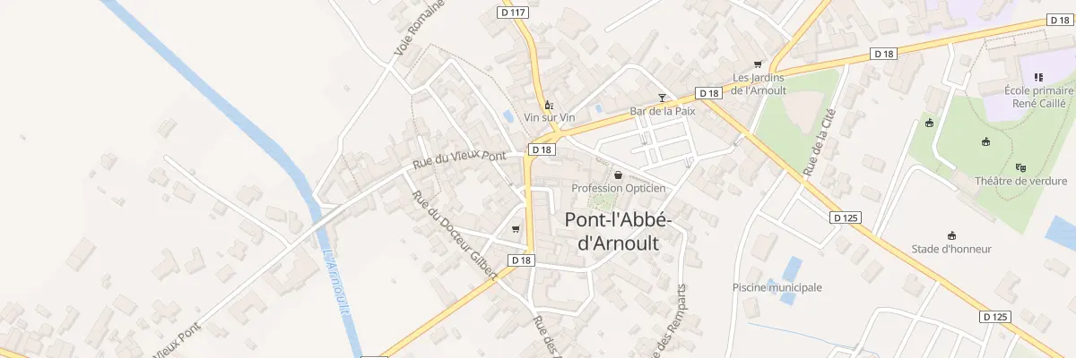 Plan du 3 Av du Maréchal Leclerc à Pont-l’Abbé-d’Arnoult