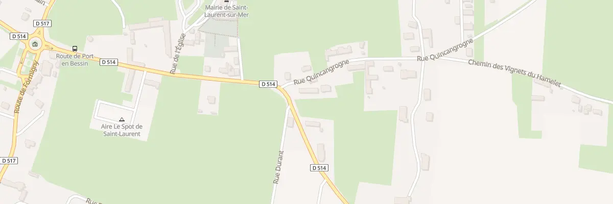 Plan du 2 Rue Quincangrogne à Saint-Laurent-sur-Mer
