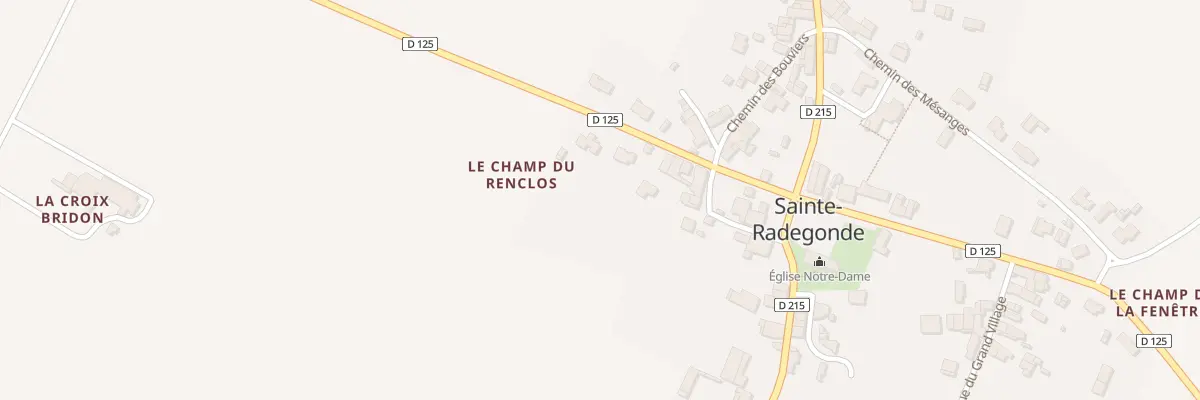 Plan du 27 Rue de Saintonge à Sainte-Radegonde