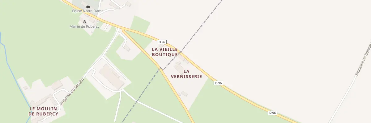 Plan du 5020 Bonnefontaine à Rubercy