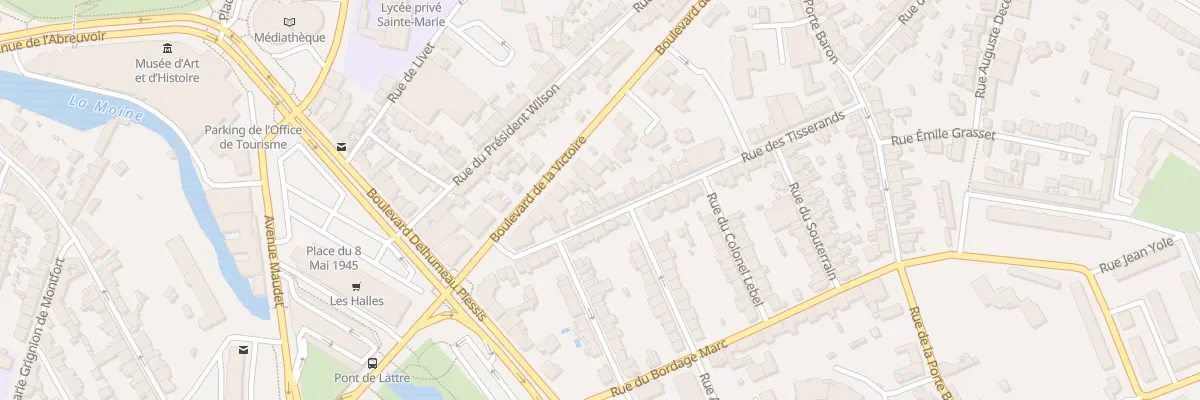 Plan du 17 Rue des Tisserands à Cholet