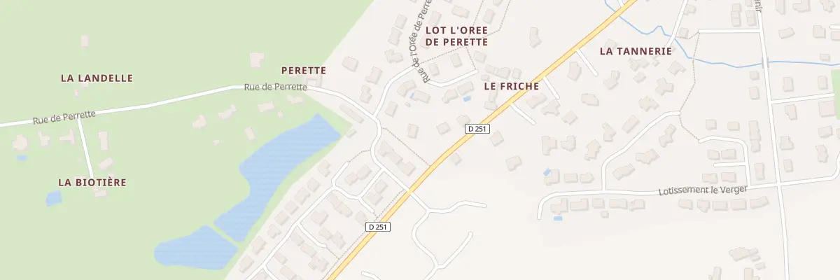 Plan du 1 Imp des Etangs à Ahuillé
