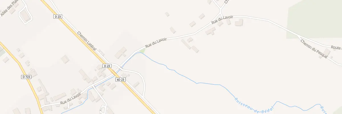 Plan du 12B Rue du Lavoir à Rivehaute