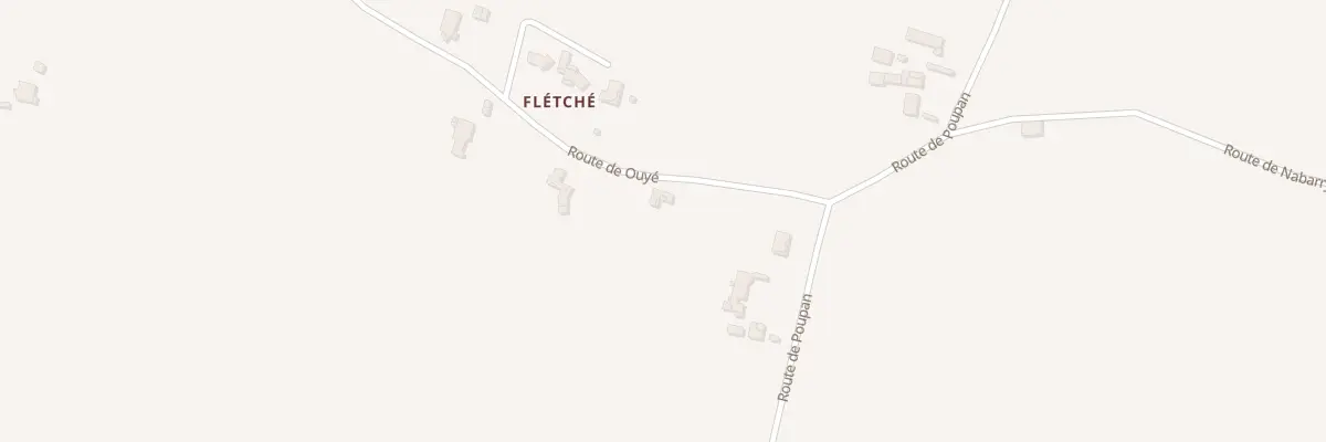 Plan du 139 Rte de Ouyé à Poyartin