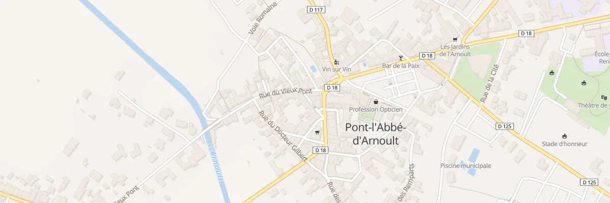 Plan du 13 Rue de la Lirette à Pont-l’Abbé-d’Arnoult