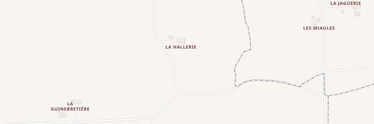 Plan du 5061 La Hallerie à Denazé