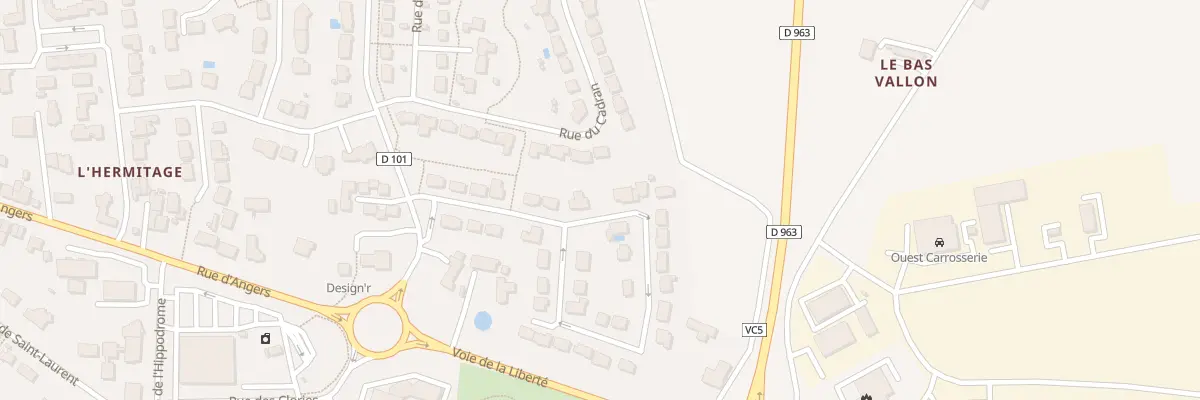 Plan du 5 Rue de l’Horloge à Val d’Erdre-Auxence
