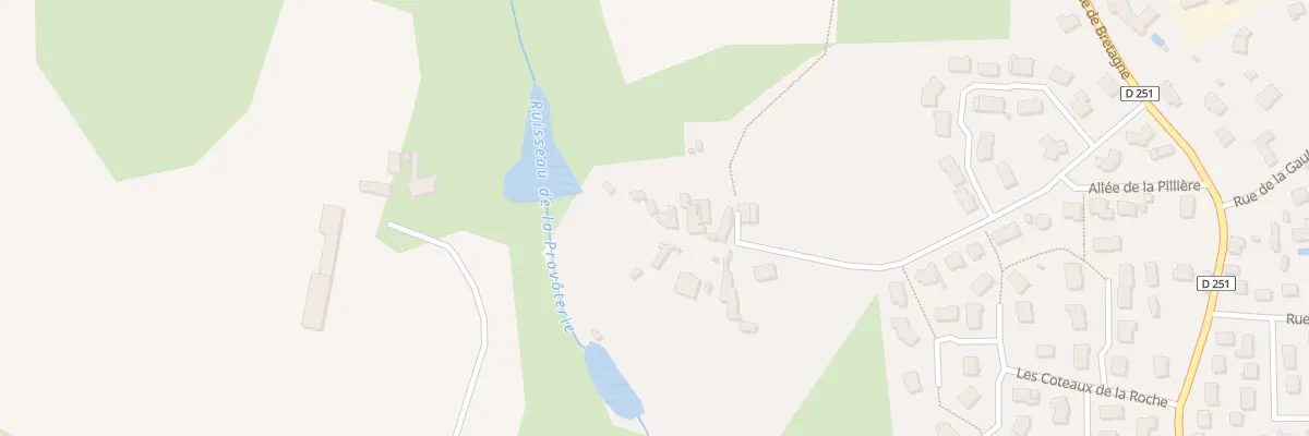 Plan du 5201 La Roche à Ahuillé