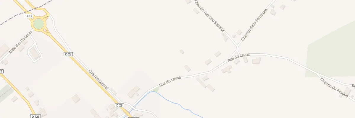 Plan du 5022 Chicot à Rivehaute