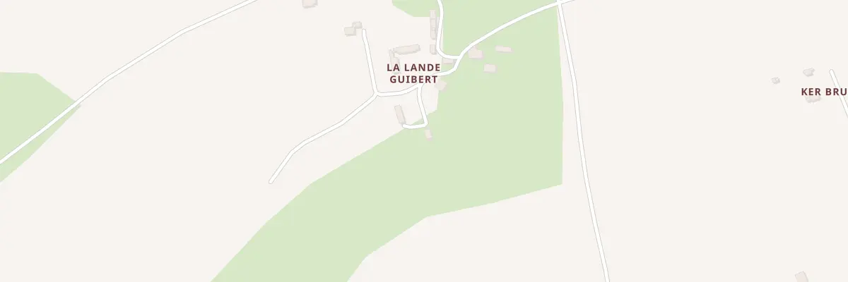Plan du 185 Che des Landes Guibert à Ahuillé