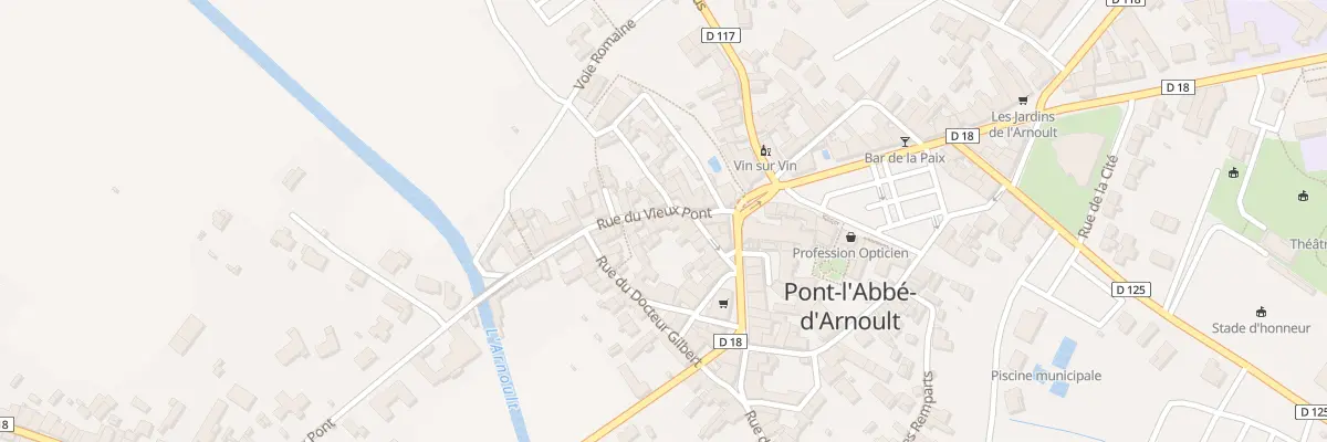Plan du 7 Rue du Vieux Pont à Pont-l’Abbé-d’Arnoult