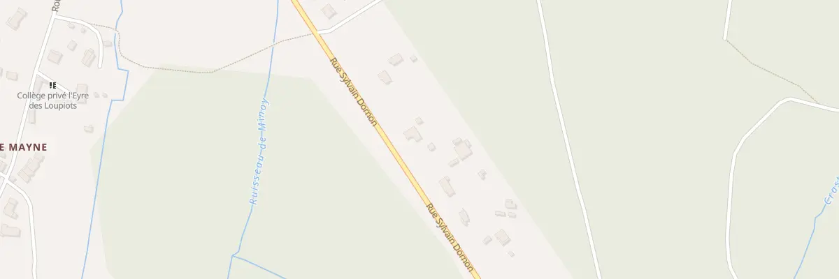 Plan du 26 Rue Sylvain Dornon à Salles