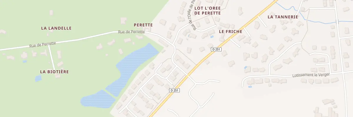 Plan du 2 Imp des Etangs à Ahuillé