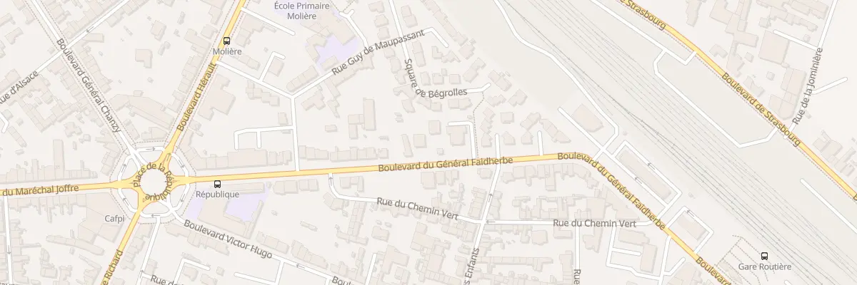 Plan du 40 Bd du Gen Faidherbe à Cholet