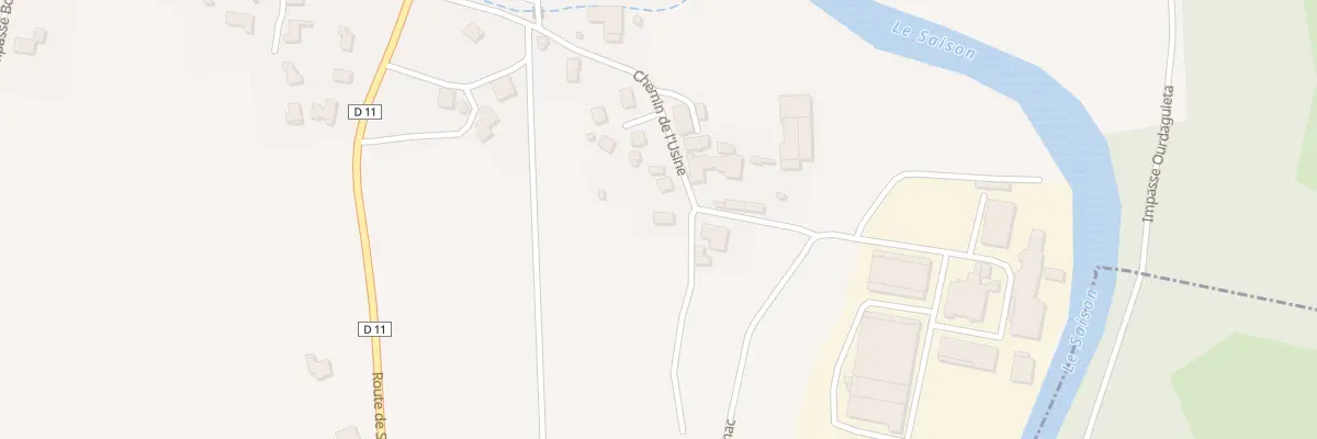 Plan du 306 Che de l’Usine à Viodos-Abense-de-Bas