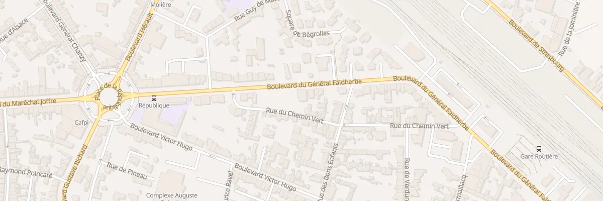 Plan du 79 Bd du Gen Faidherbe à Cholet