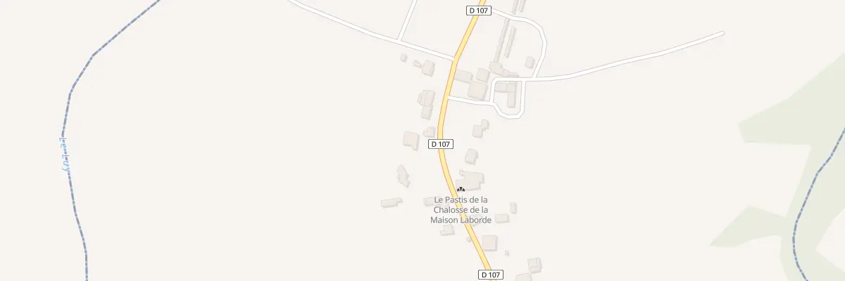 Plan du 321 Av de la Chalosse à Ozourt