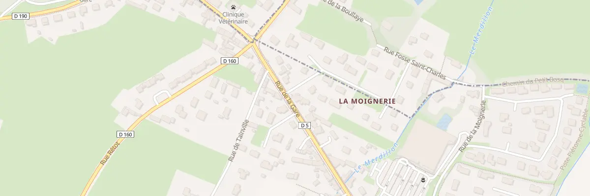 Plan du 5223 Rue de la Gare au Molay-Littry