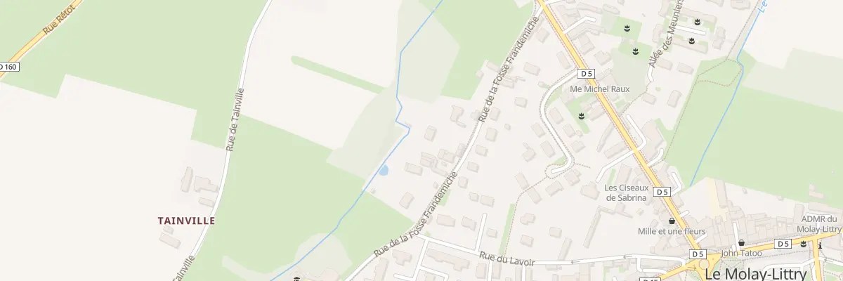 Plan du 6 Rue de la Fosse Frandemiche au Molay-Littry