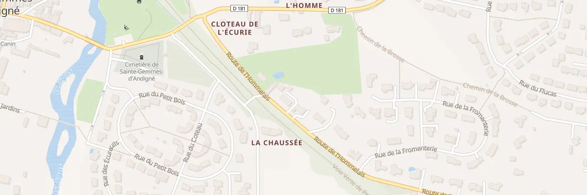Plan du 5 Rte de l’Hommelaie à Segré-en-Anjou Bleu