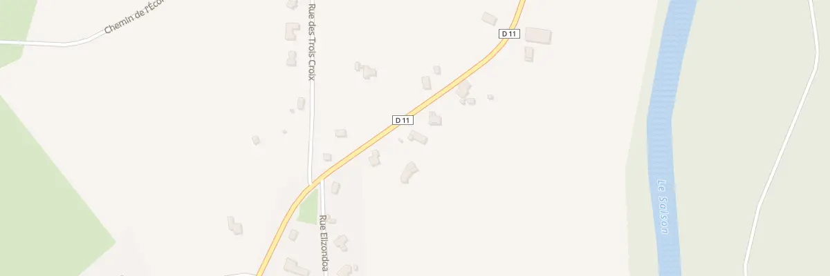 Plan du 2353 Rte du Pays de Soule à Espès-Undurein