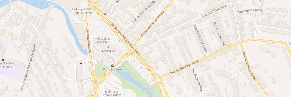 Plan du 6 Rue des Tisserands à Cholet