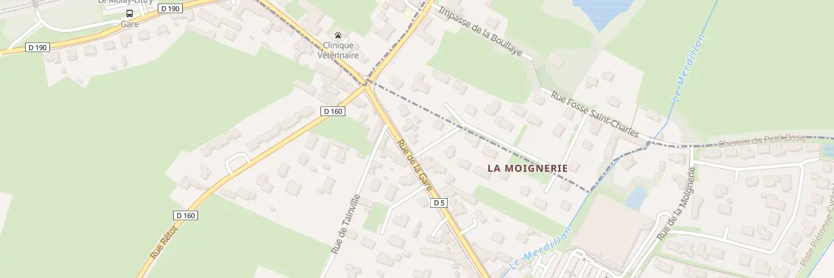 Plan du 50 Rue de la Gare au Molay-Littry