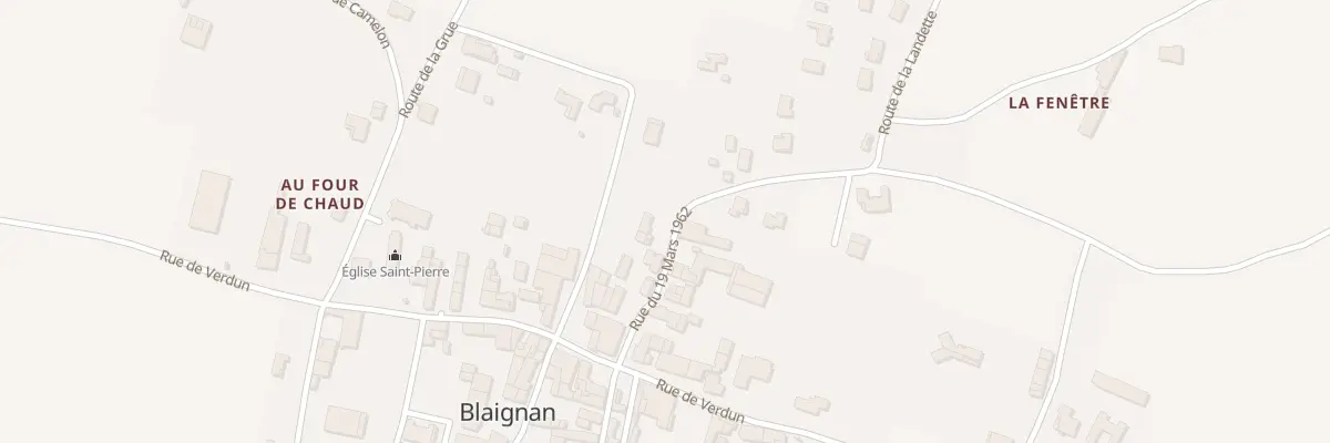 Plan du 10B Rue du 19 Mars à Blaignan-Prignac